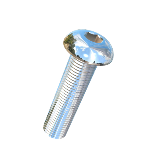 Titanium 3/8-24 X 1-1/2 UNF Button Head Socket Drive  Allied Titanium Machine Screw